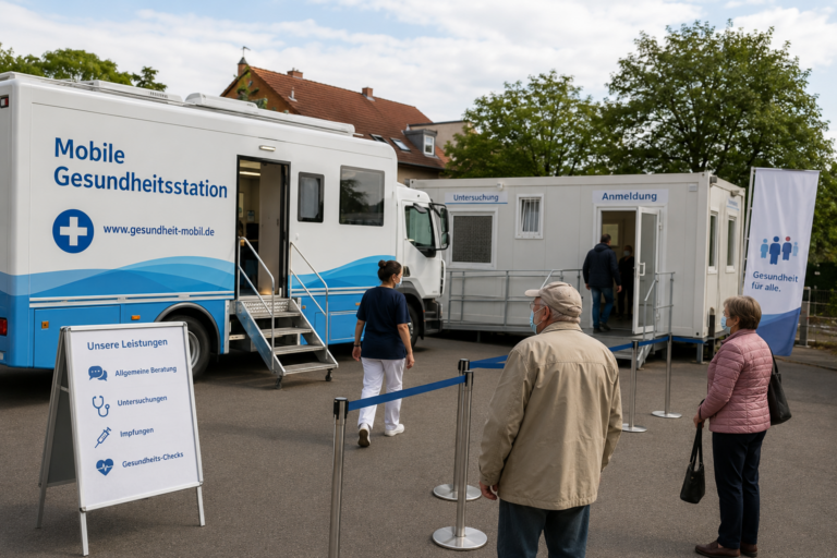 Mobile Gesundheitsstationen: Wie Kommunen medizinische Versorgung flexibel organisieren können